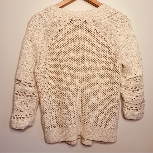 Lucky Brand Mixed Stitch Ivy Sweater Medium - Picture 6 of 8